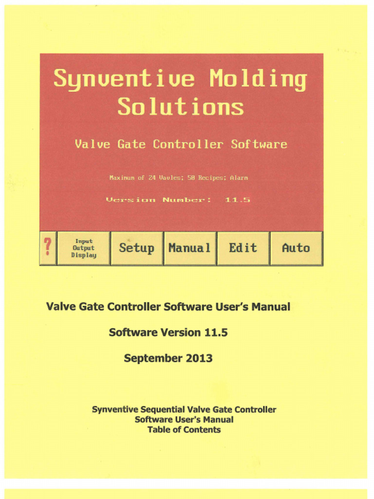 Manual Synventive | PDF