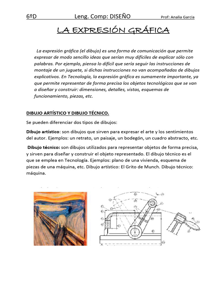 6ºd La Expresión Gráfica | PDF