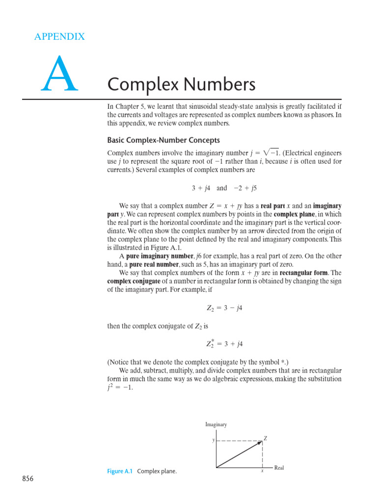 A Complex Numbers | PDF | Complex Number | Discrete Mathematics