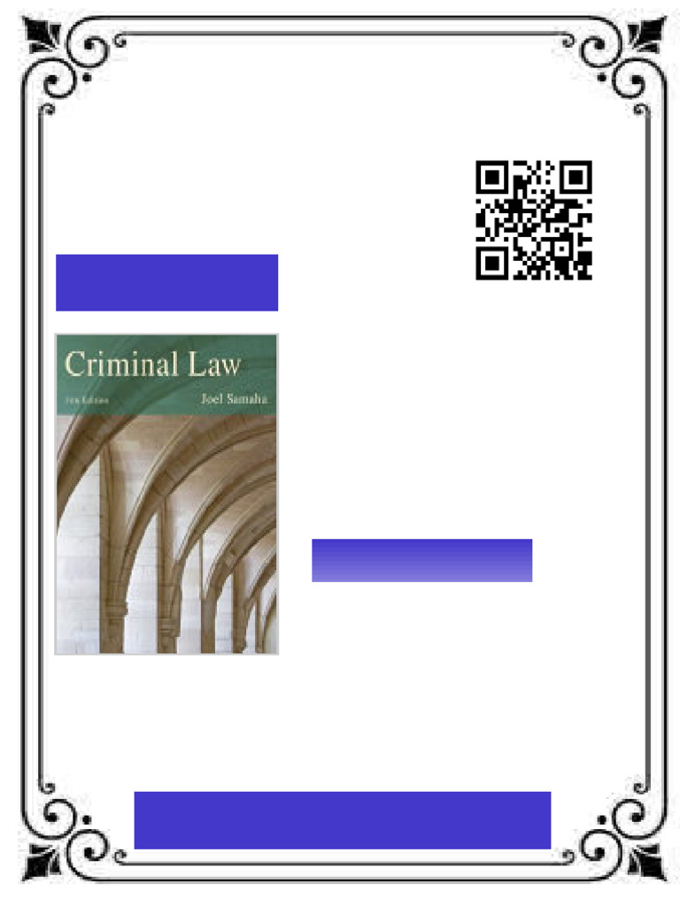 Criminal Law Eleventh Edition Joel Samaha Complete Ebook Testbank ...