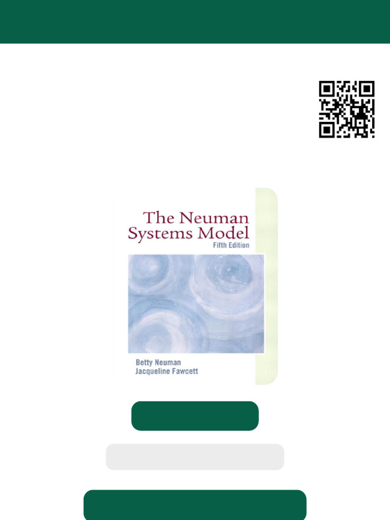 The Neuman Systems Model 5th Edition by Jacqueline Fawcett, Betty ...