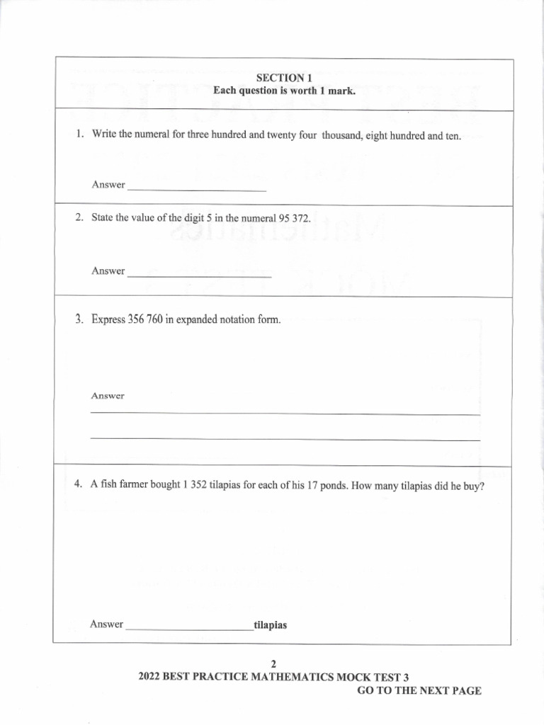 L Mock Test 3 | PDF