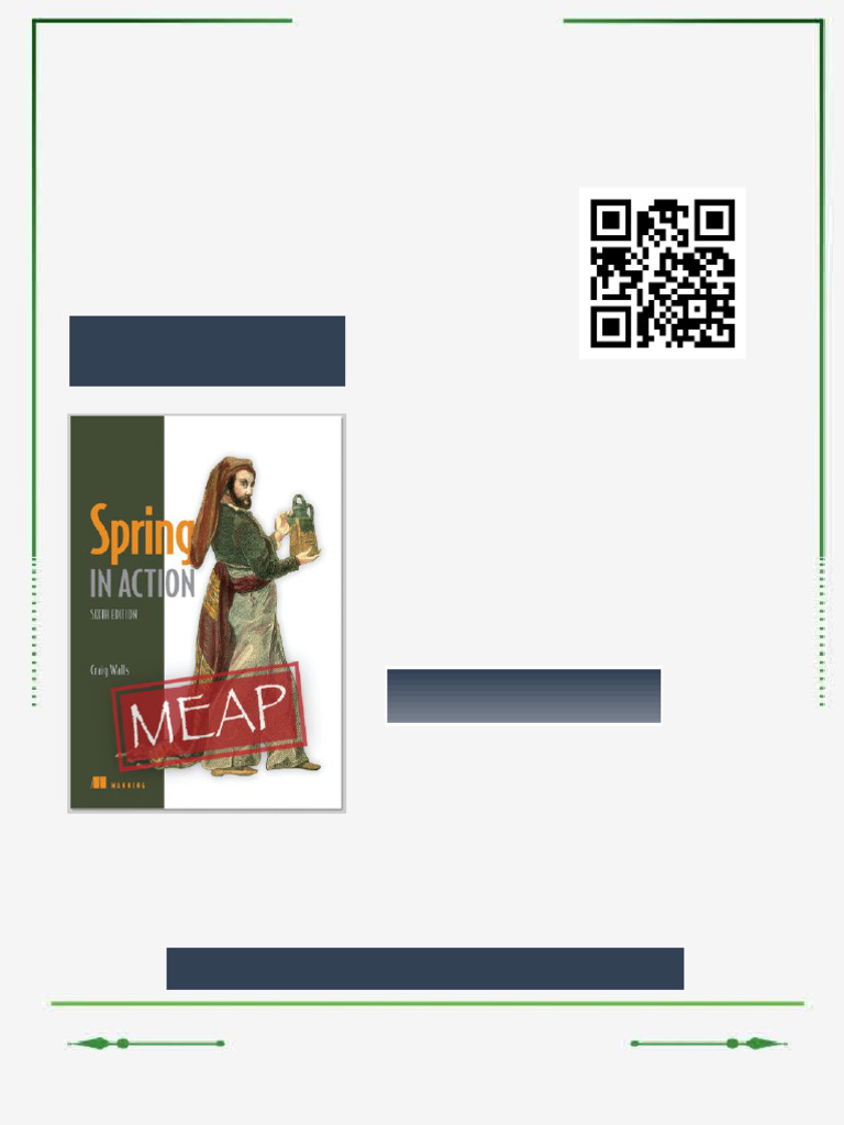 Spring in Action - Sixth Edition (MEAP V04) Craig Walls Ebook Always ...