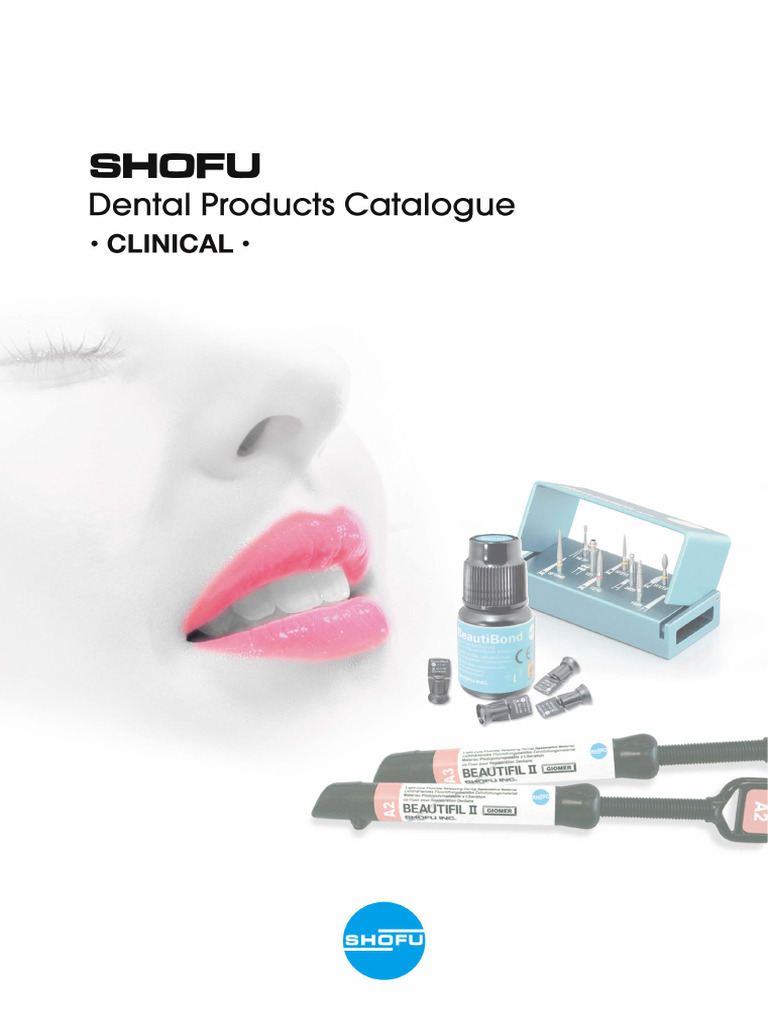 SHOFU-Clinical-Catalogue | PDF | Dental Material | Dental Composite