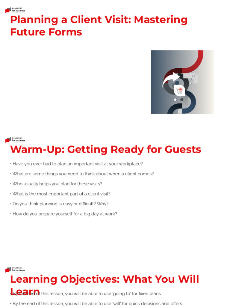 Ss_Planning a Client Visit_ Mastering Future Forms | PDF ...