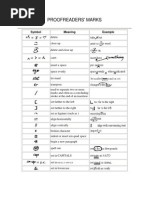 Proofreader's Marks