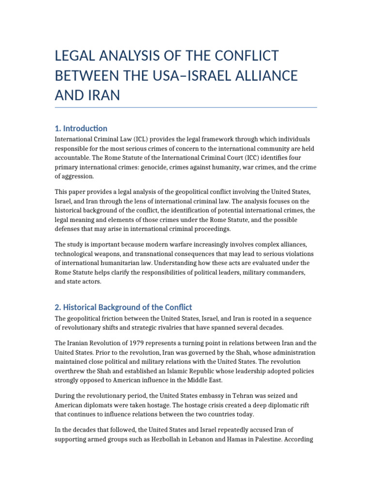 International Criminal Law Analysis | PDF | War Crime | Crimes Against ...