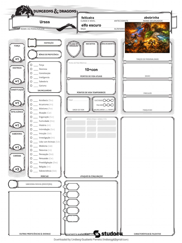 Adejan Wildwalker Complete PHB Sheet | PDF