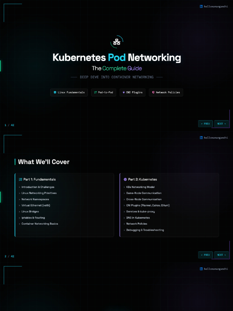 Kubernetes Pod Networking Masterclass | PDF