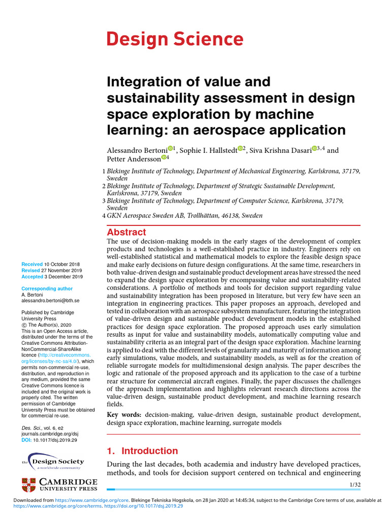 assessment in design space exploration | PDF | Machine Learning | Focus ...