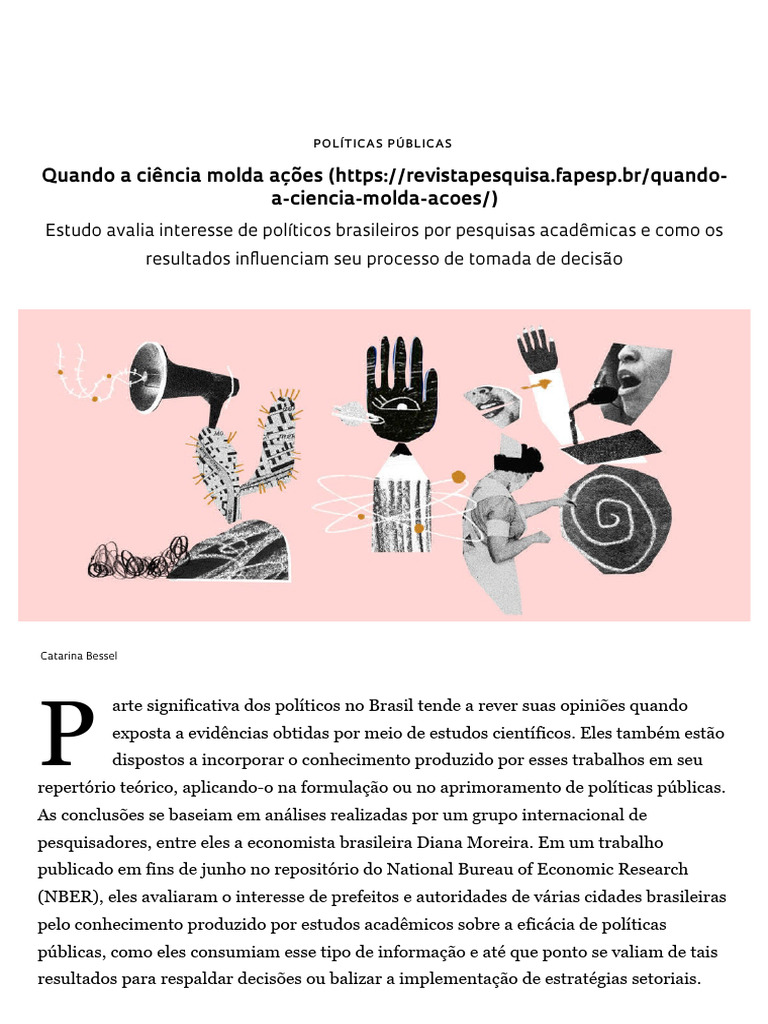 Quando A Ciência Molda Ações - Revista Pesquisa Fapesp | PDF | Science ...