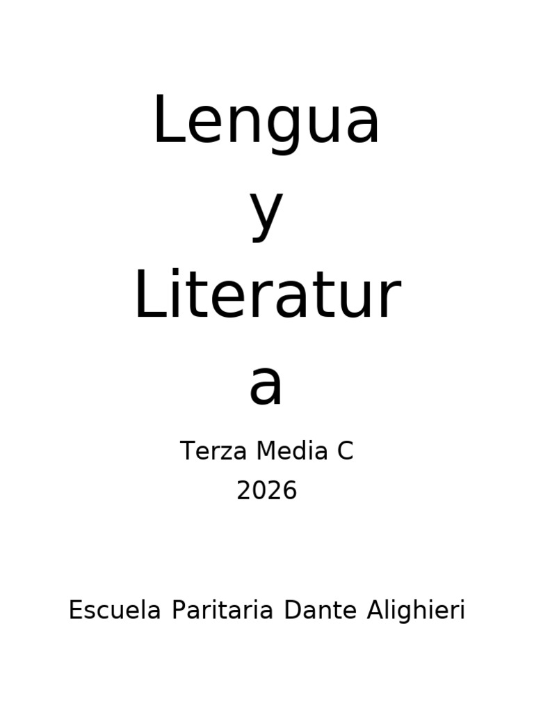 Dispensa Terza Media 2025 | PDF | Palabra | Sustantivo