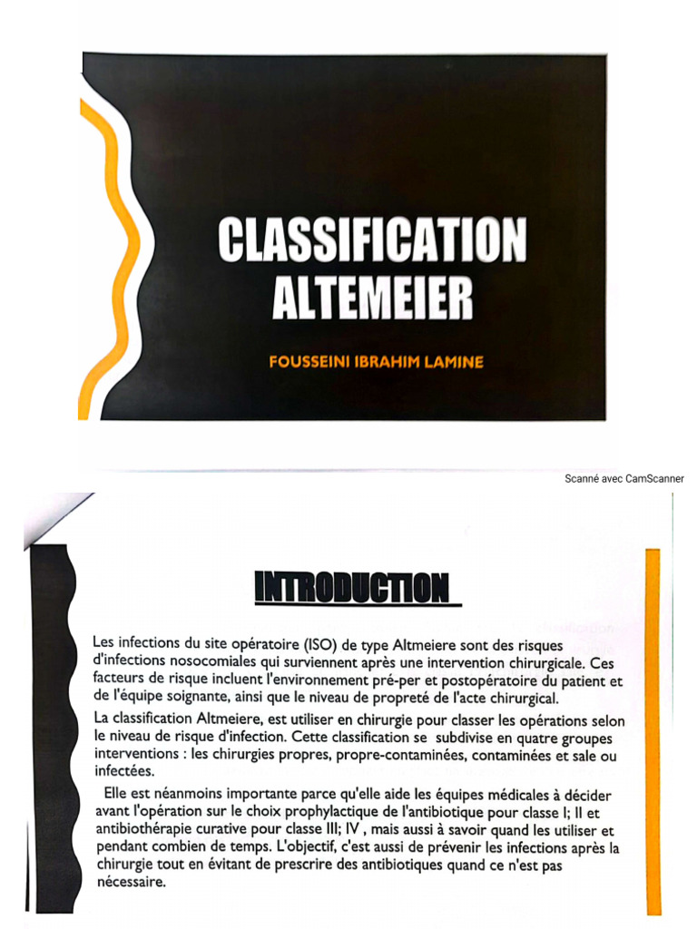 Classification Altemeier 260311 233646 | PDF
