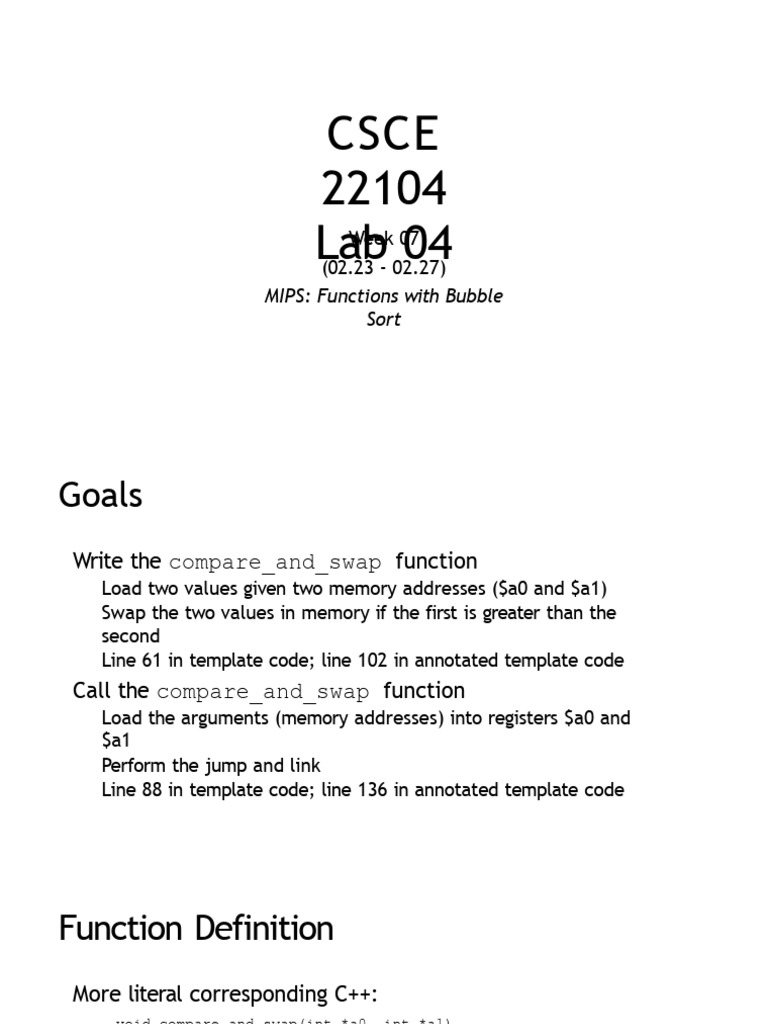 Lab 4 Slides - Tagged | PDF