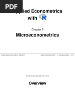 Applied Econometrics Using R | PDF | Econometrics | Regression