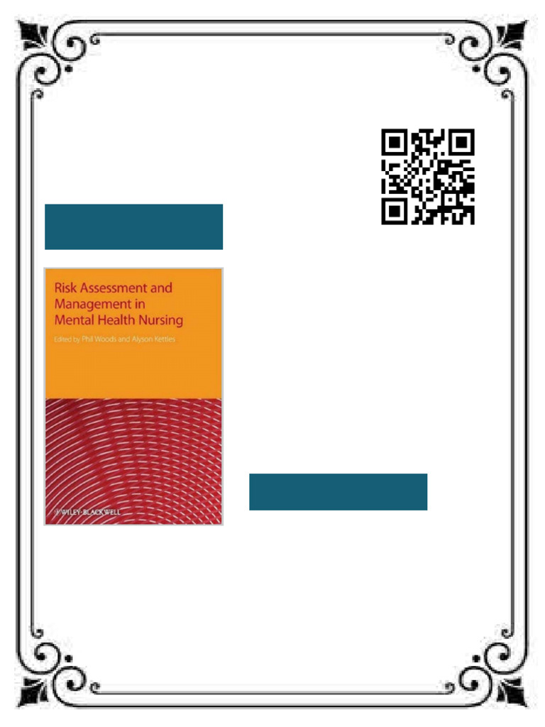 Risk Assessment and Management in Mental Health Nursing 1st edition by ...