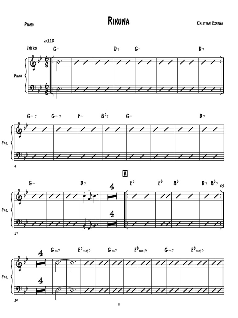 Rikuna - Piano | PDF