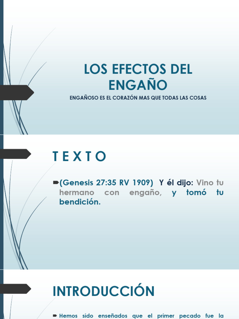 Los Efectos Del Engaño | PDF | Libros de Samuel | Libros del Antiguo ...