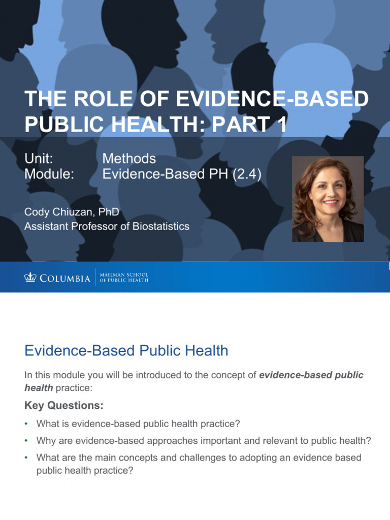 2.4.1 Evidence-Based Public Health Part 1 | PDF | Evidence Based ...
