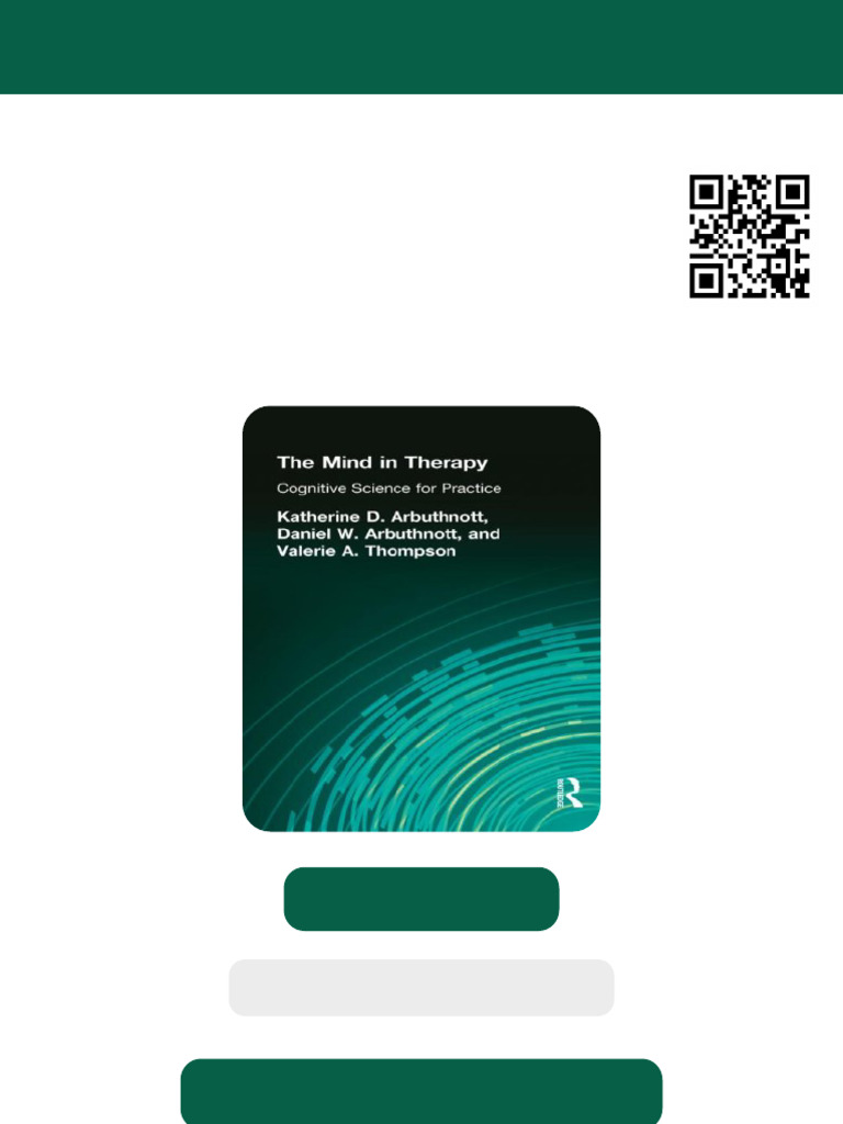 The Mind in Therapy Cognitive Science for Practice 1st Edition ...