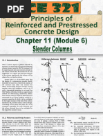 Slender Column Design Principles | PDF | Column | Bending