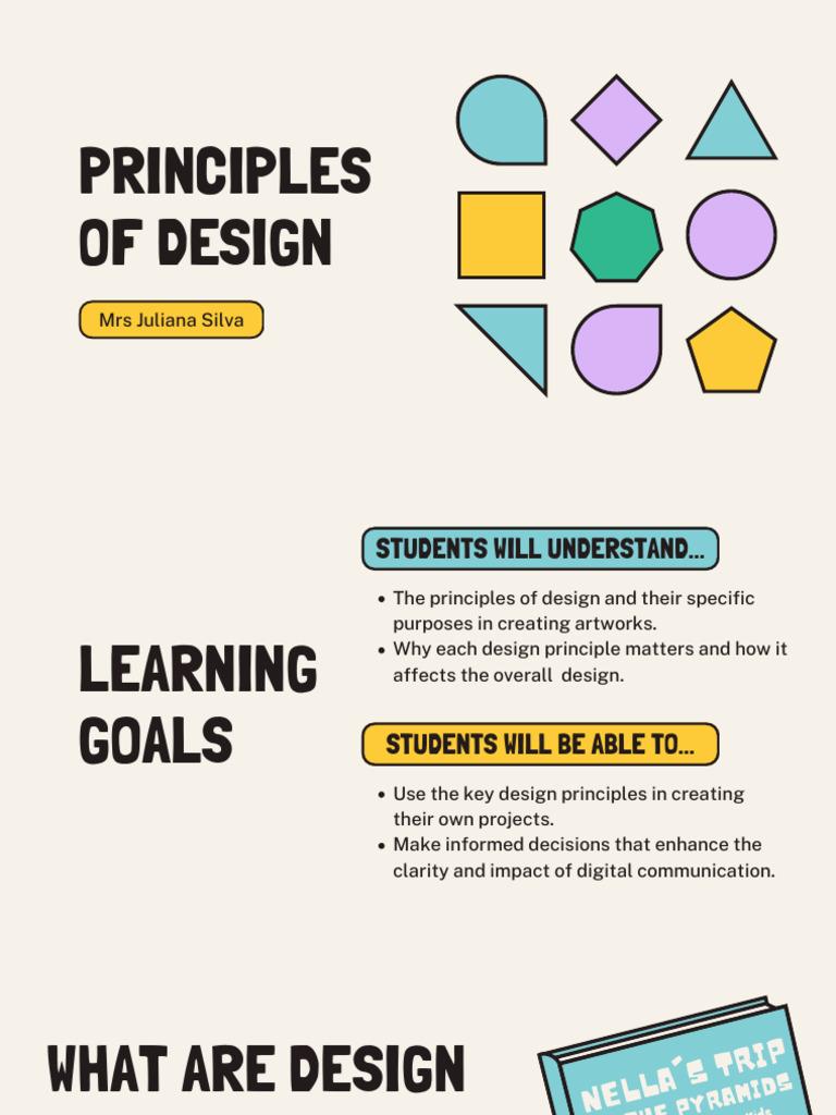 MIL Lesson 7.1 Principles of Design PDF | PDF | Pattern | Asymmetry