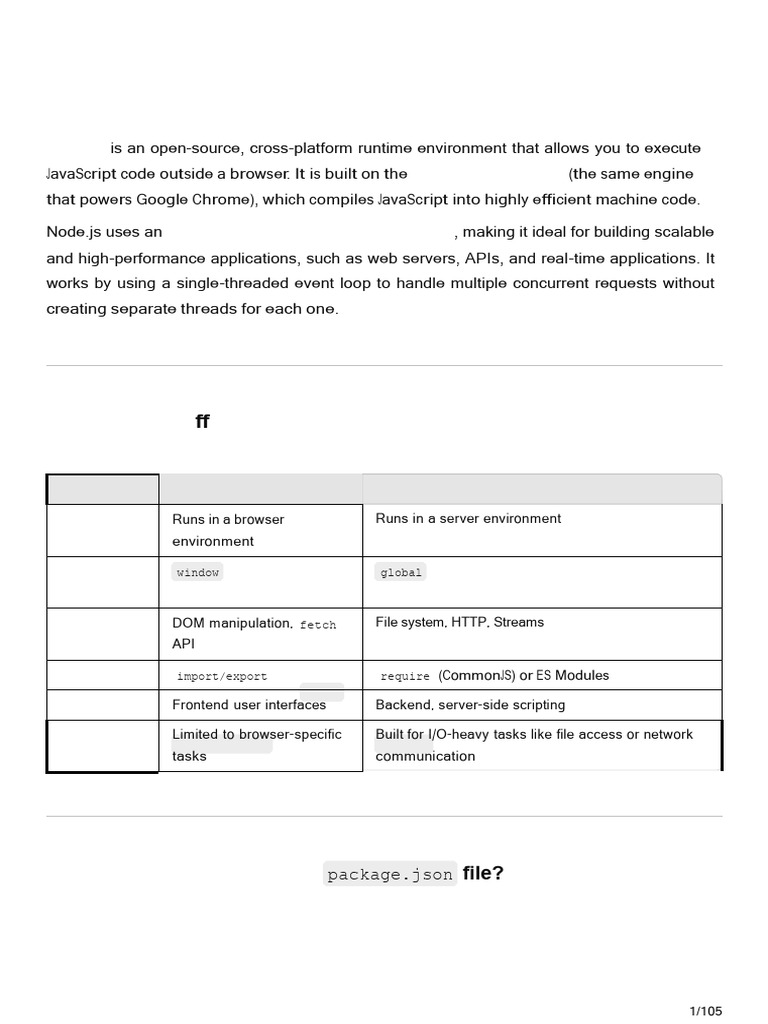Node | PDF | Computer Engineering | Software
