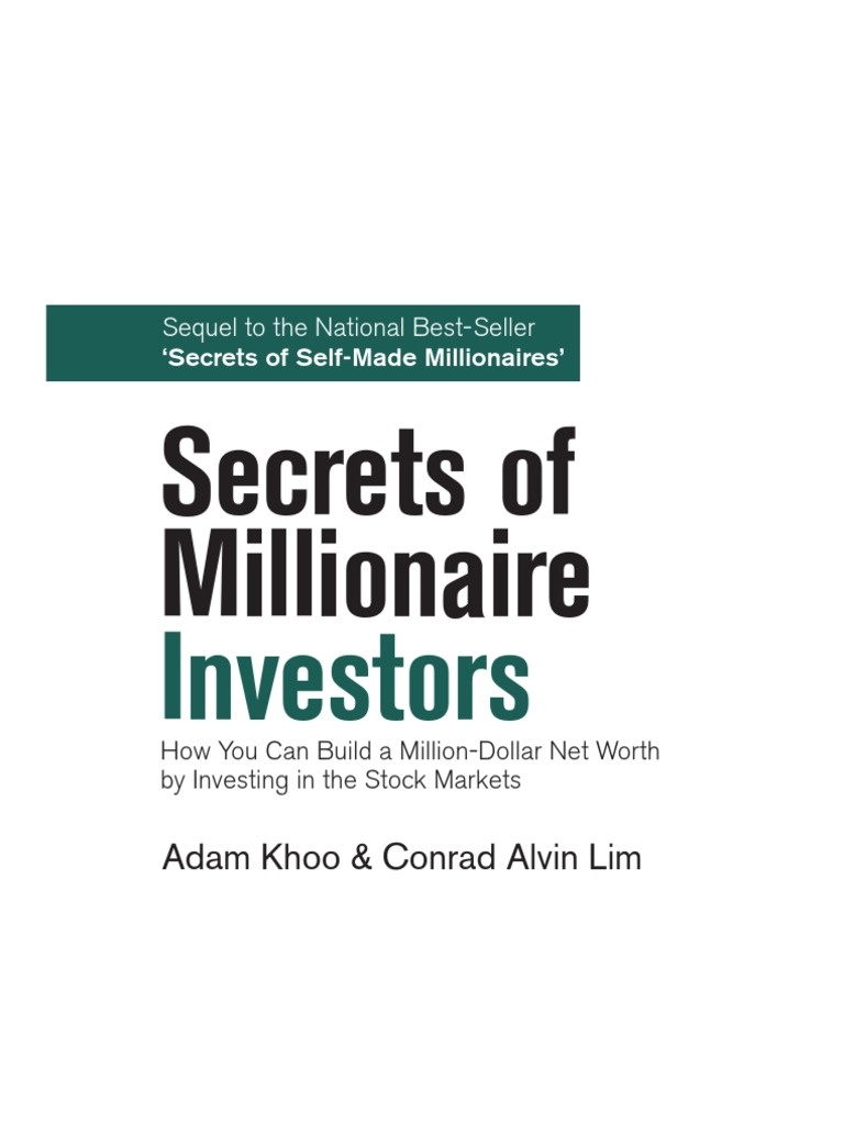 Secrets of Millionaire Investors | PDF | Investing | Stocks