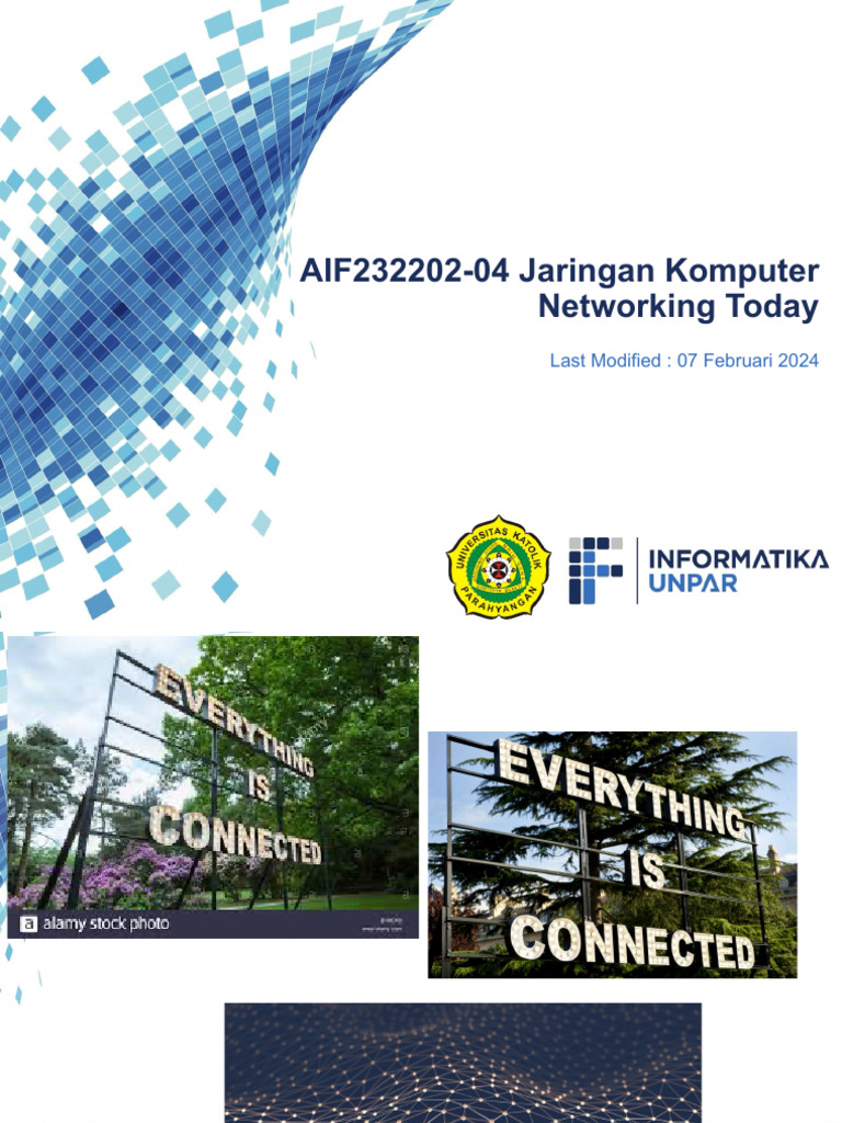 [AIF232202-04] Jaringan Komputer - 01a - Networking Today | PDF ...