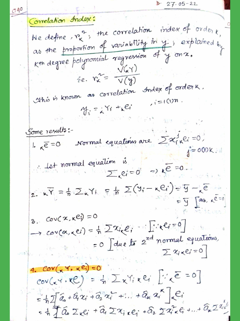 Bivariate Frequency Distribution -Correlation Ratio & Correlation Index ...