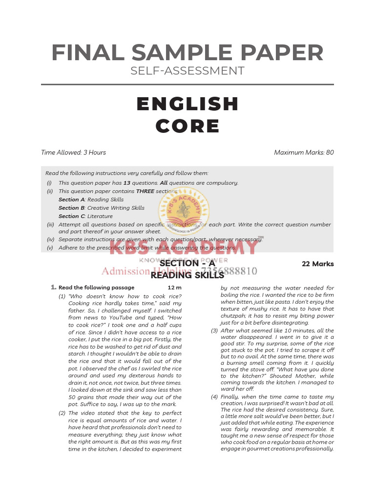 Final Sample Paper | PDF | Supreme Court Of The United States ...