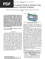 Detection of Eccentricity Faults in Generator