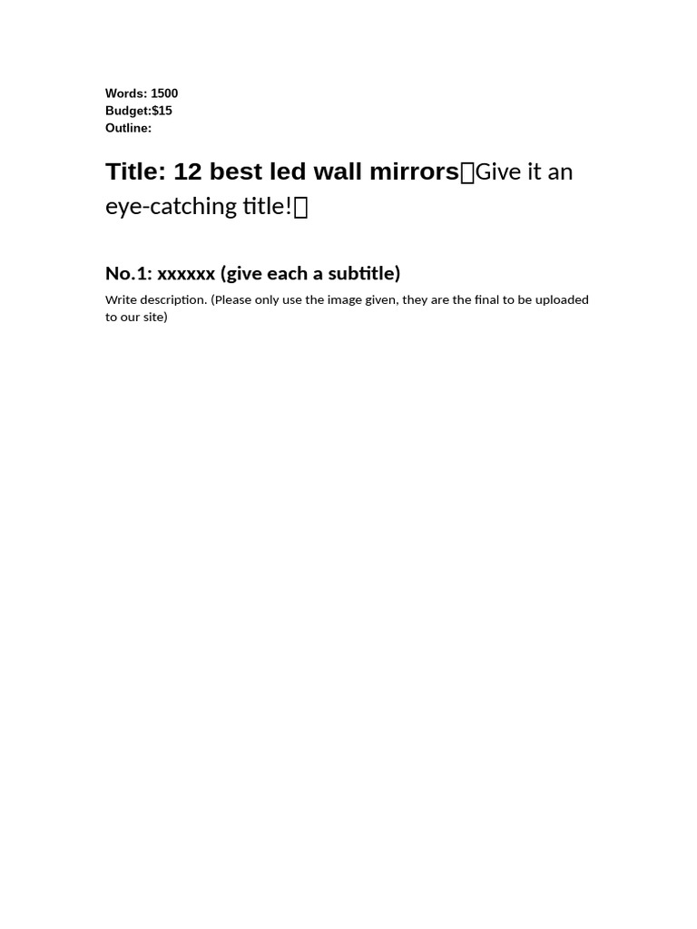 12 Best Led Wall Mirrors | PDF