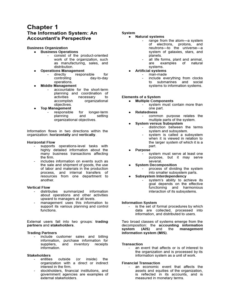 Accounting Information Systems | PDF | Databases | System