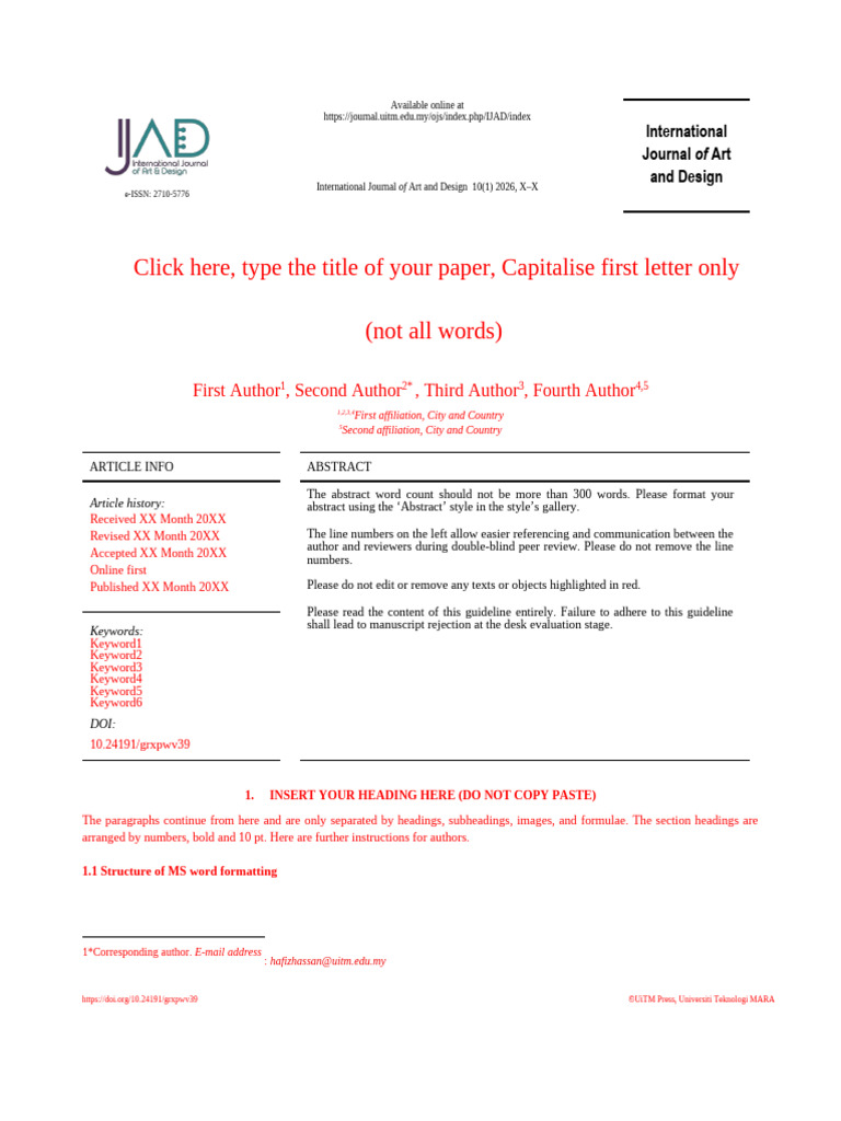 New Version 2026_IJAD_Template (1)-OTH-1 | PDF | Digital Object ...