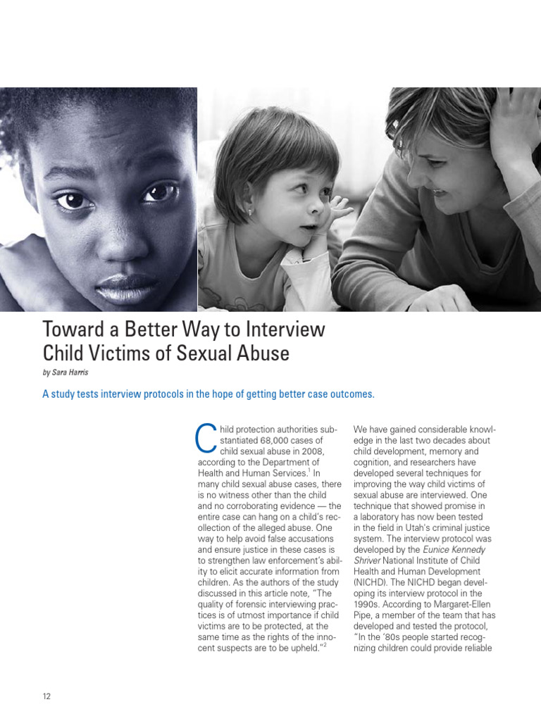 Toward A Better Way To Interview | PDF | Detective | Child Abuse