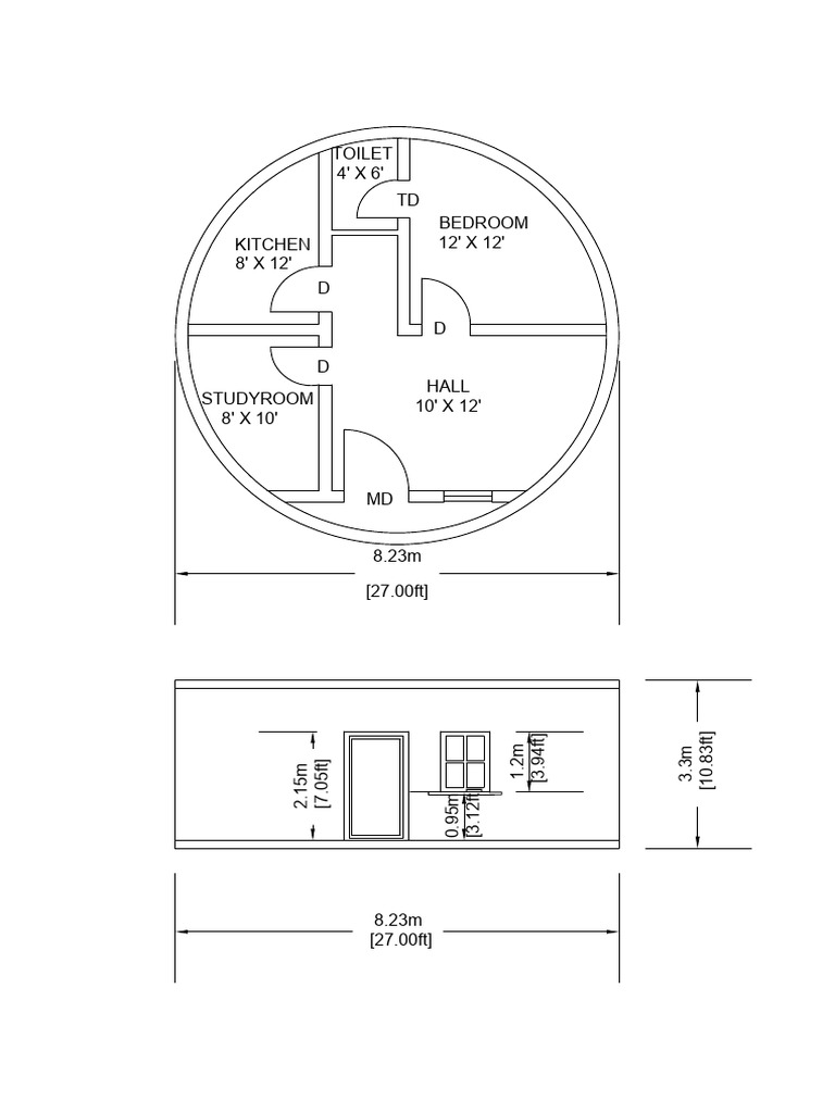 RS Round House Plan | PDF