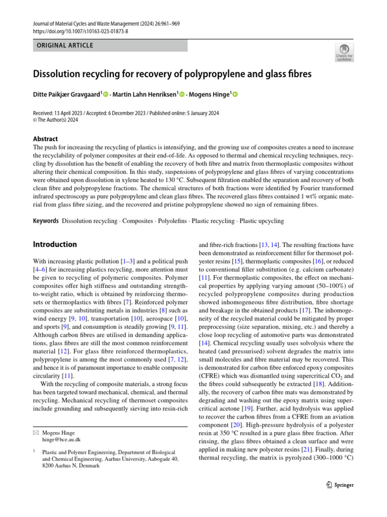 s10163-023-01873-8 | PDF | Composite Material | Polyester