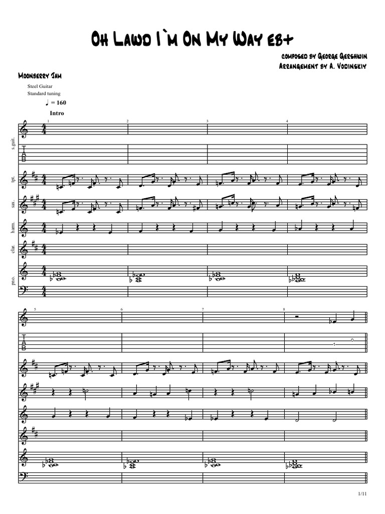 Oh Lawd I'm On My Way Eb+ | PDF