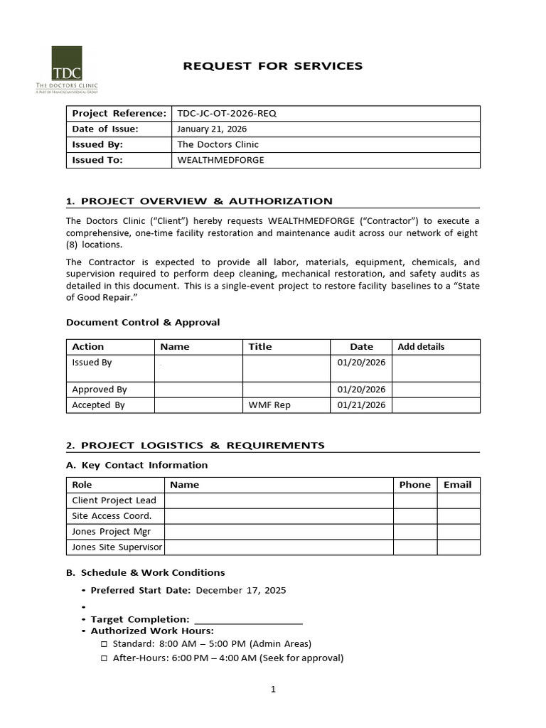 TDC JC Ot 2026 Req | PDF