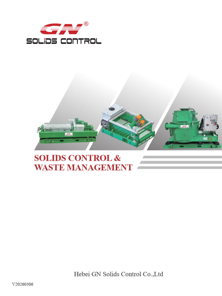 Solids Control Equipment System | PDF | Pump | Mechanical Engineering