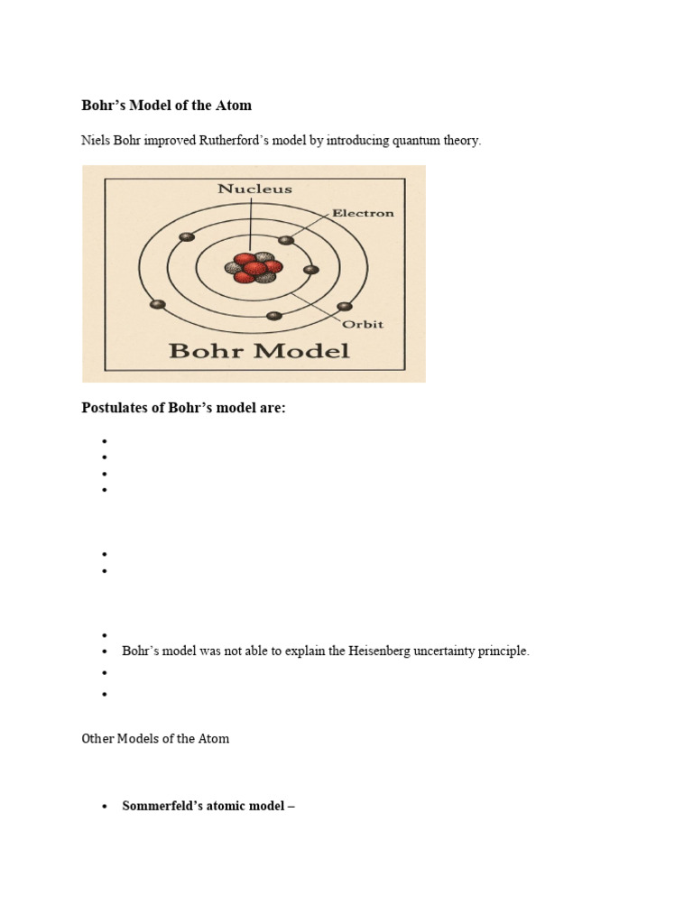 Atomic Model | PDF | Atomic Orbital | Schrödinger Equation