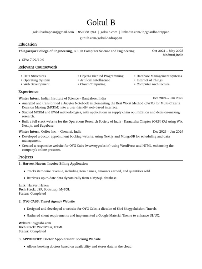Gokul res | PDF | Websites | Web Application