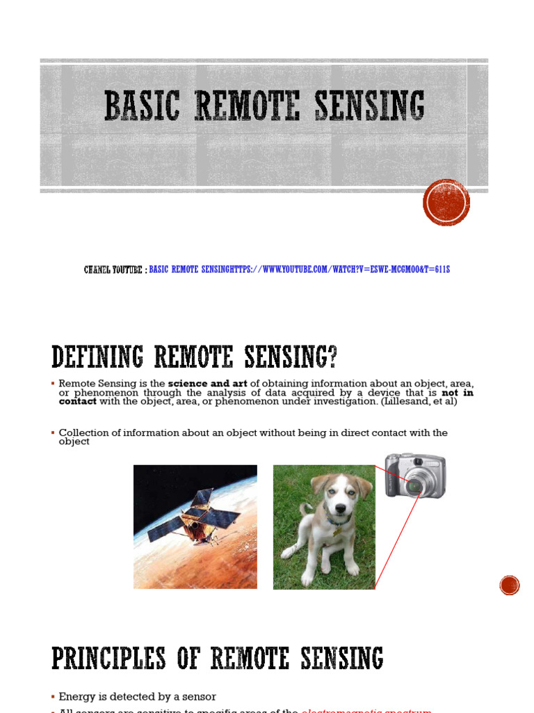 Basic RS - Definition & Electromagnetic Spectrum | PDF