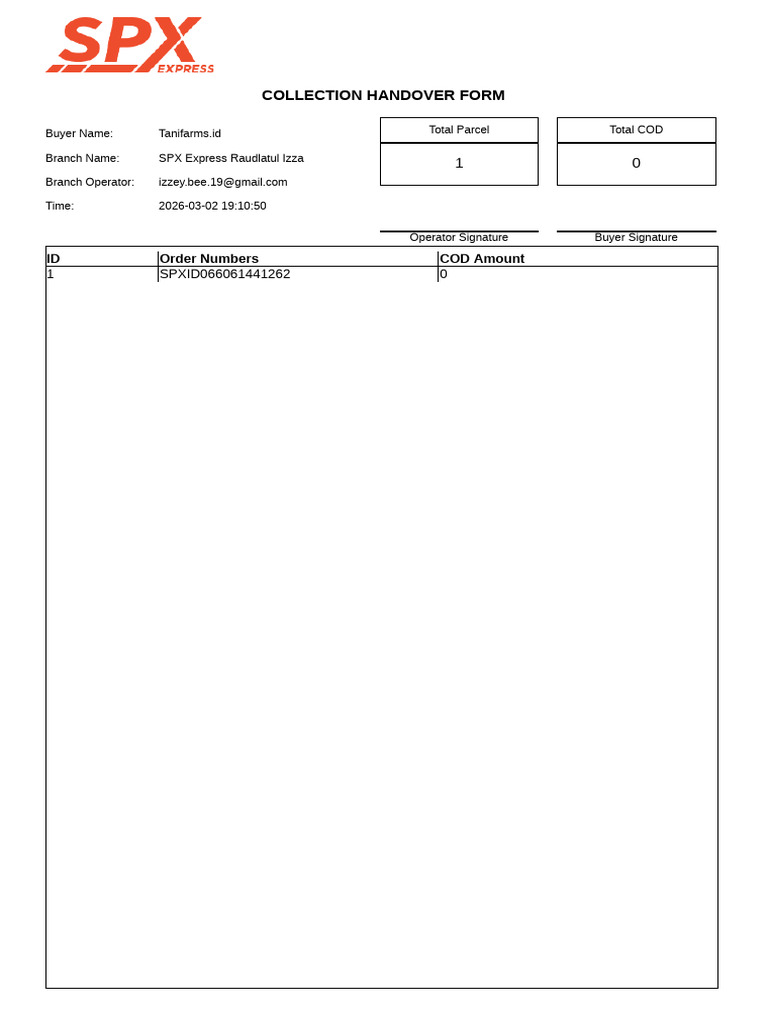 Collection Receipt | PDF
