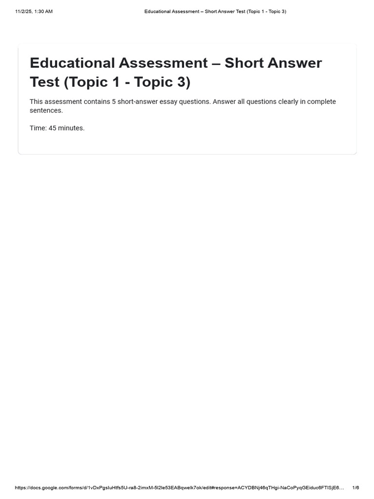 Appendix A | PDF | Educational Assessment | Learning