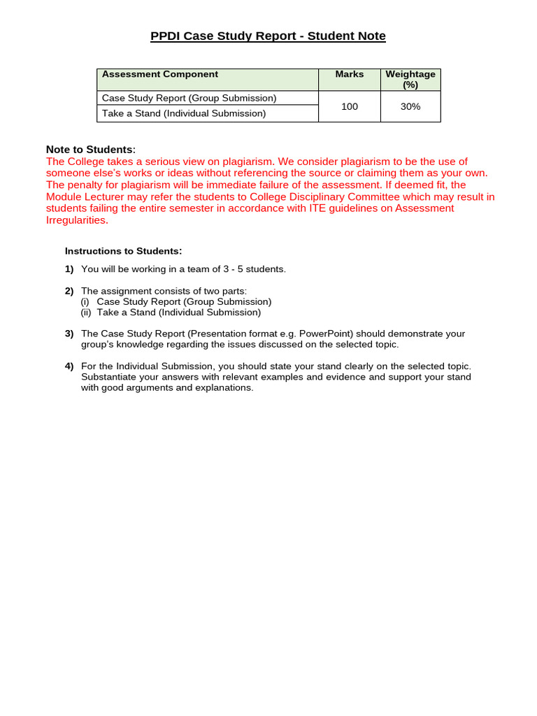 PPD 1 - Assignment 1 (Student Note) 2025 | PDF | Plagiarism