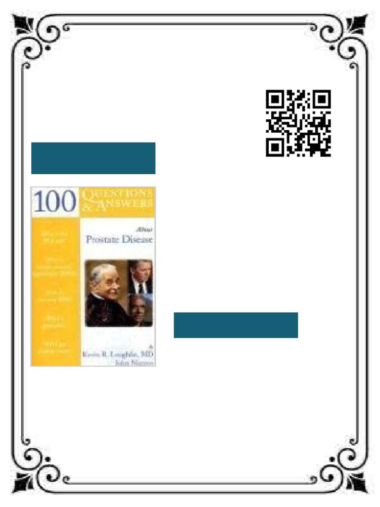 100 Questions Answers About Prostate Disease 1st Edition Kevin R ...
