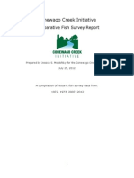 2012 Conewago Fish Survey Report