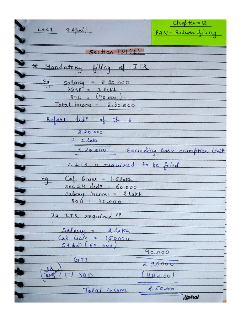 DT CH 12 Classnotes June 25 by Khushi Sharma | PDF